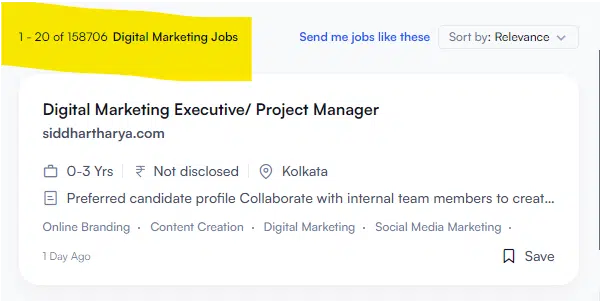 Digital Marketing Jobs India